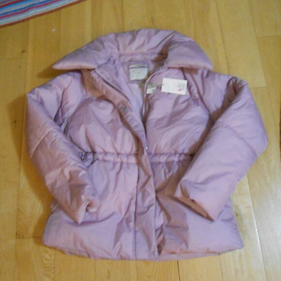 a new day Jackets & Blazers - A NEW DAY COAT-PUFFER-WOMEN'S SIZE SMALL-MAUVE PINK-NEW WITH TAGS